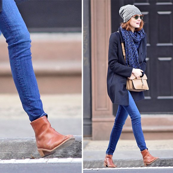 Loeffler Randal FELIX Chelsea Ankle Cognac 6.0 - Picture 2 of 9